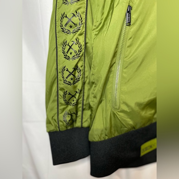 Dixxon Windbreaker Hooded Jacket Men’s XL The Waterfront Green water-resistant - Picture 12 of 15